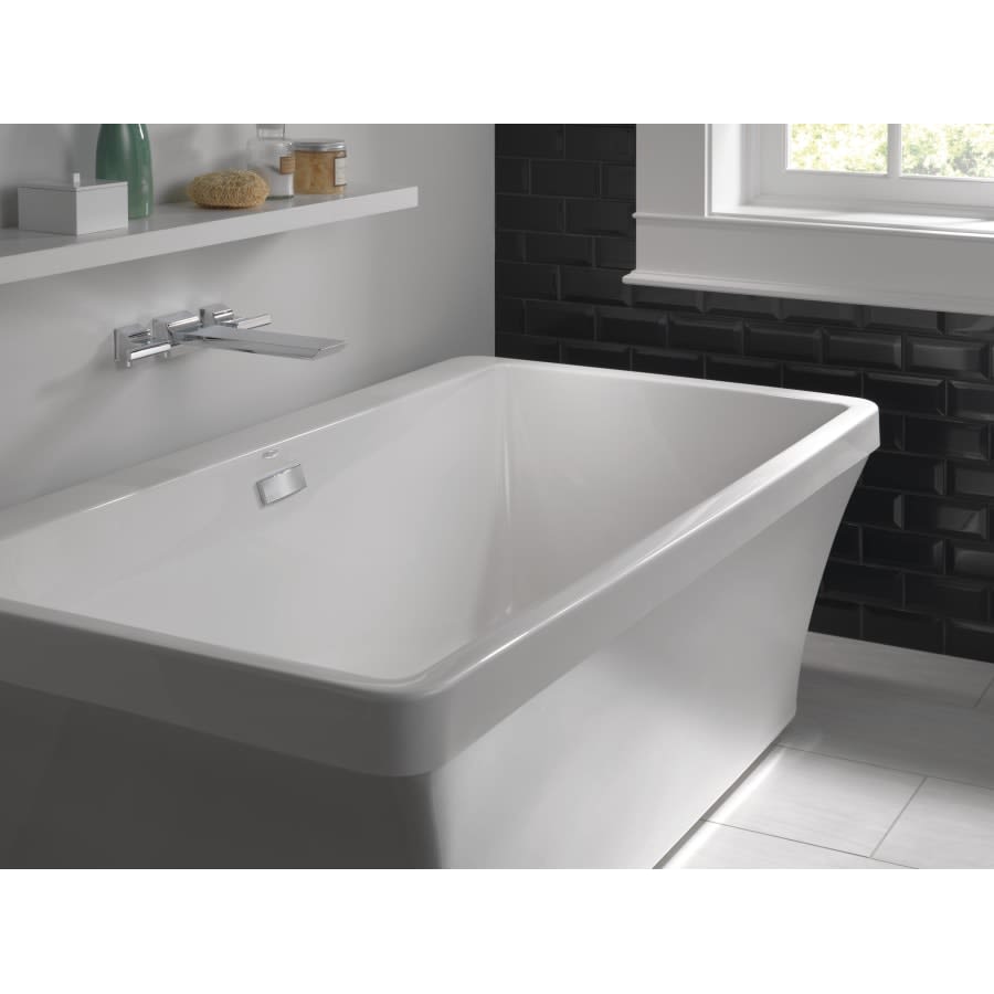 Pivotal Double Handle Wall Mounted Tub Filler Trim - Less Rough In