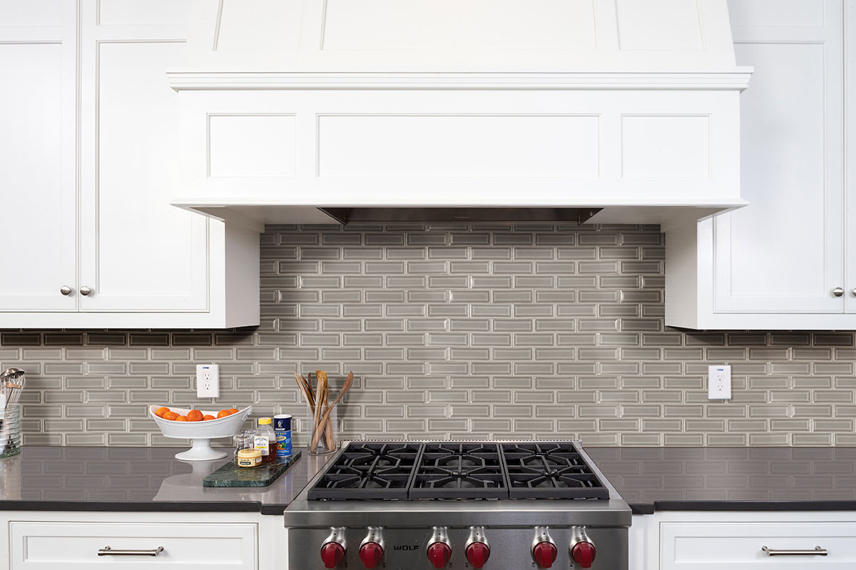 Dove Gray Beveled Tile