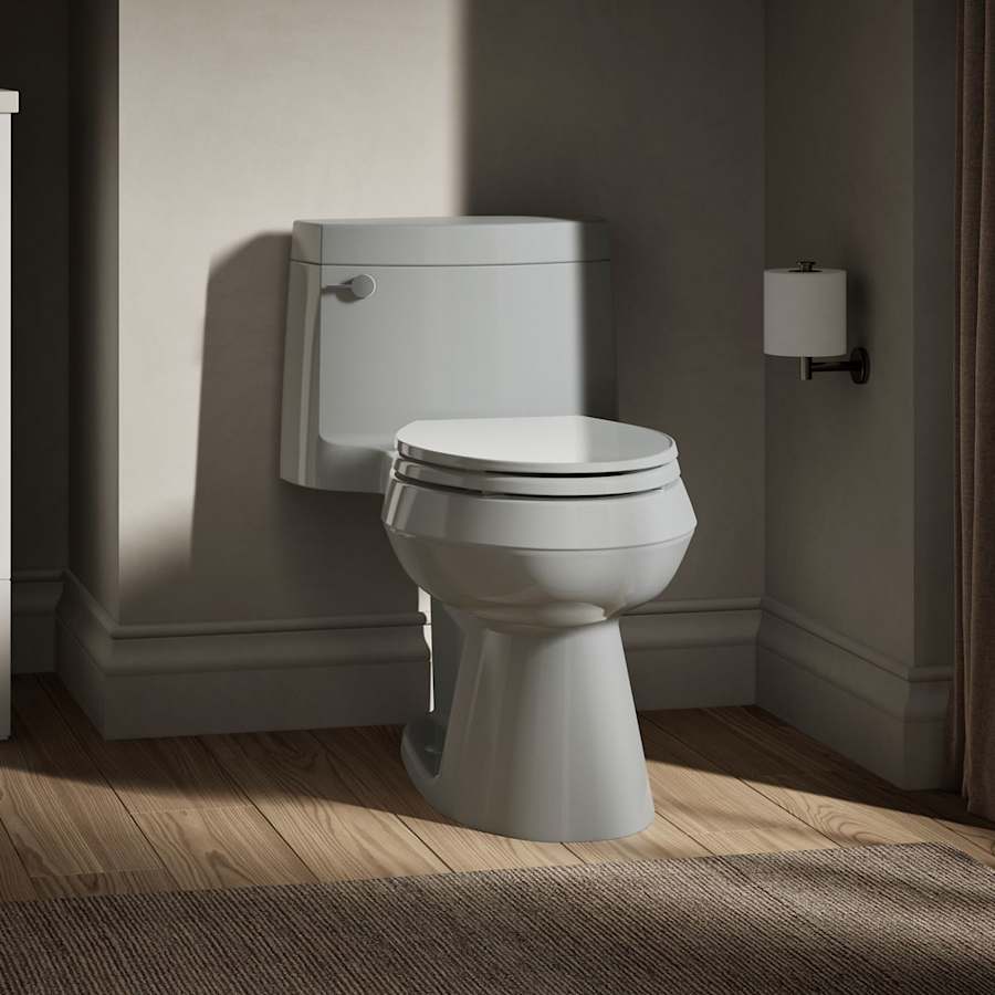 Cimarron 1.28 GPF Elongated One-Piece Comfort Height Toilet with AquaPiston Flush Technology - Seat Included