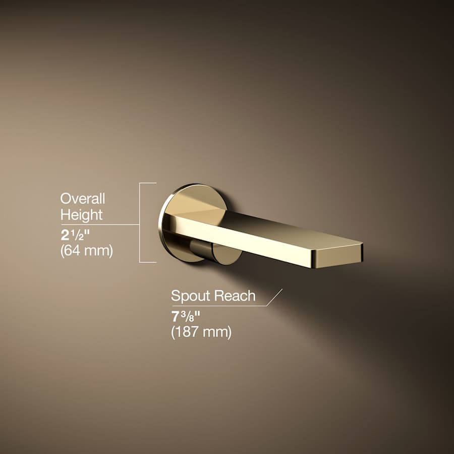 Composed 7-3/8" Tub Spout