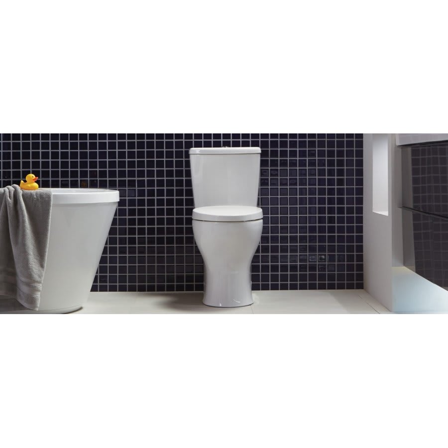 Nano® Toilet Bowl, Floor Mount, 12 in Rough, ADA, Elongated, White