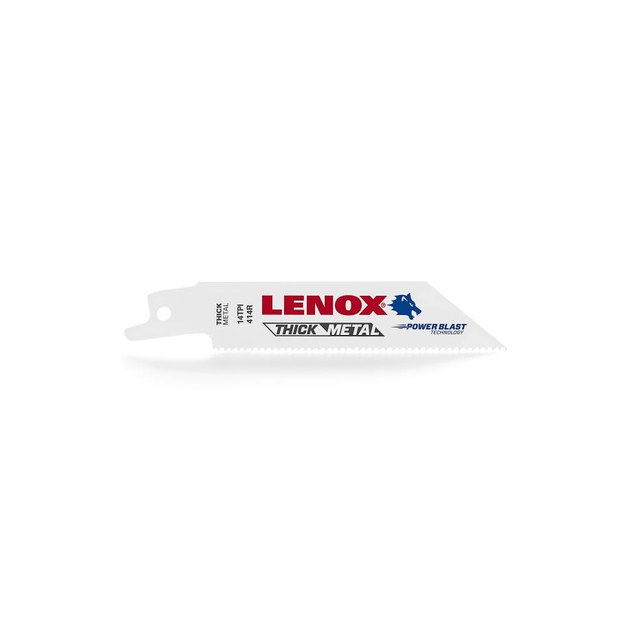 METALWOLF™ WAVE EDGE™ Bi-Metal Reciprocating Saw Blade, 4 in L, 14 tpi, 0.035 in THK, 5-Pack