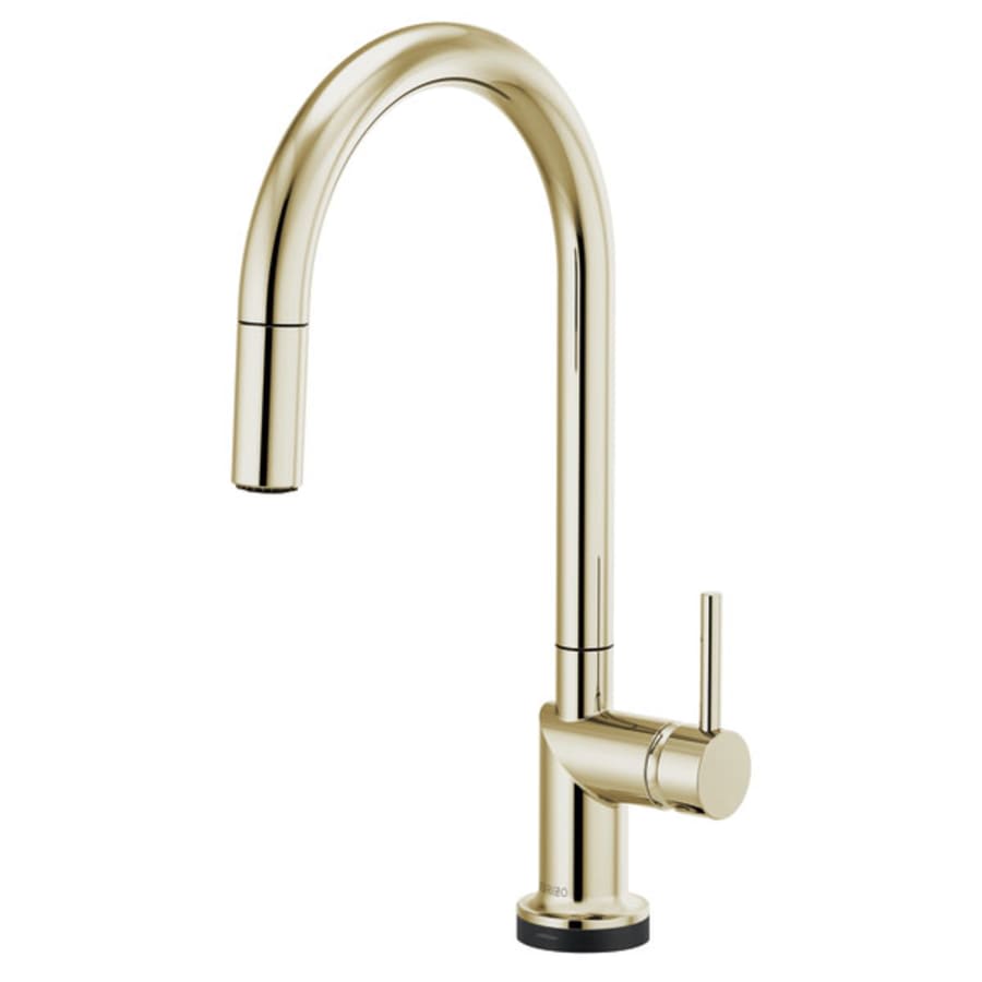 Odin 1.8 GPM Single Hole Pull Down Kitchen Faucet with On/Off Touch Activation and Arc Spout - Less Handle
