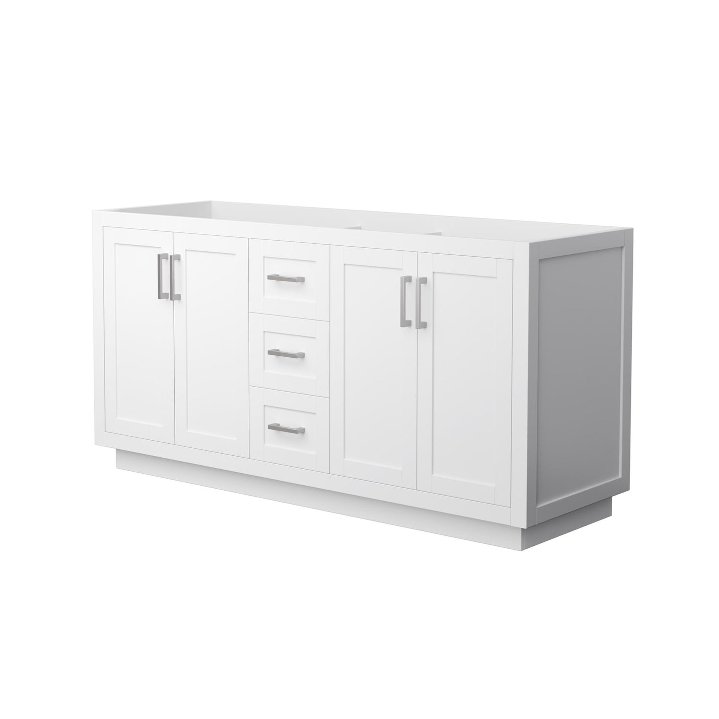 Miranda Double Bathroom Vanity - 65.25W x 33H x 21.75D