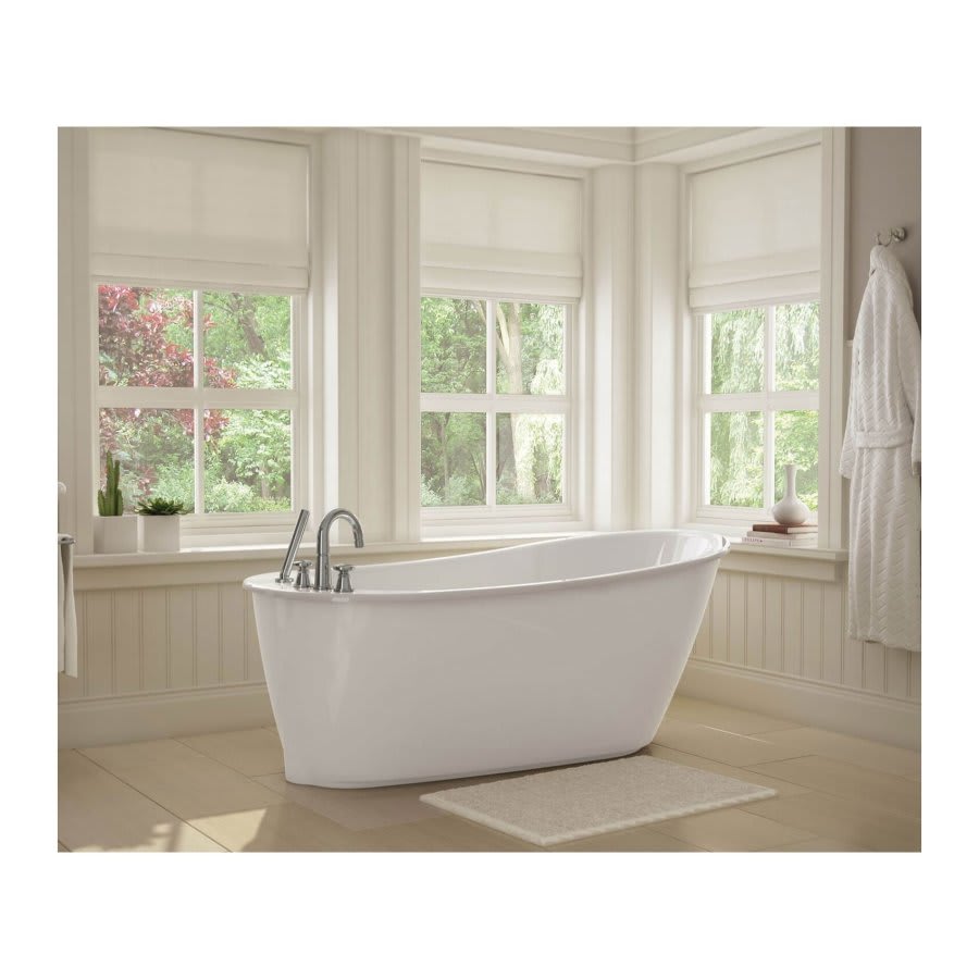 Sax Freestanding Tub, 60-1/8 x 32 x 25 in, End Drain, White