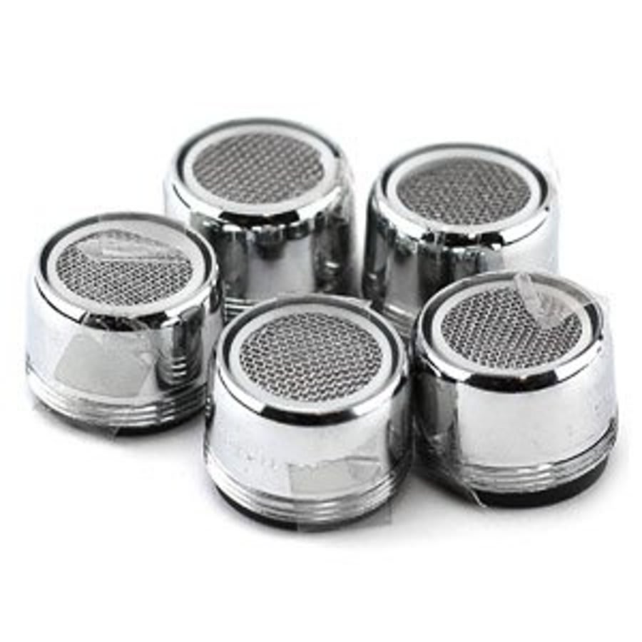 1.2 5Pak Dual Thd Aerator, Polished Chrome