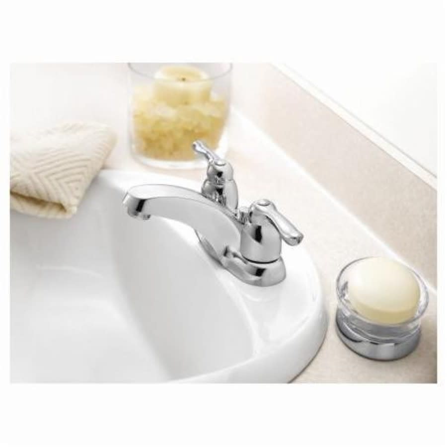 Chateau® Centerset Lavatory Faucet, ADA, 2 Handle, 3-Hole, 1.5 gpm, Polished Chrome