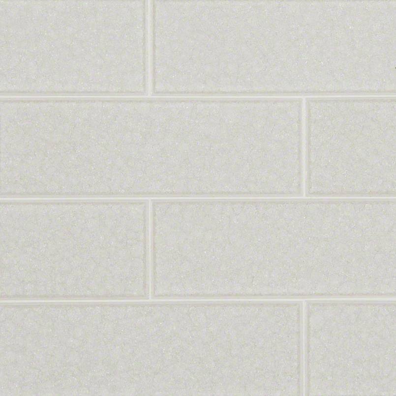 Frosted Icicle Glass Subway Tile