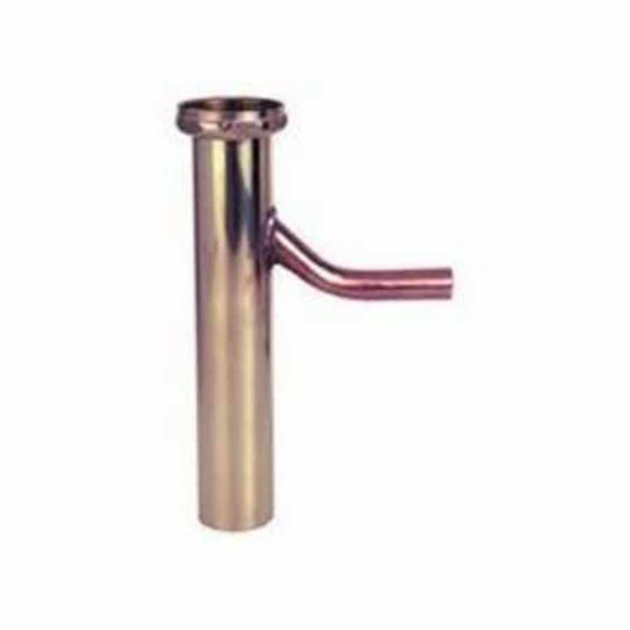 Tubular Tailpiece, 1-1/2 in, Tube x Direct Connect, 22 ga, Polished Chrome