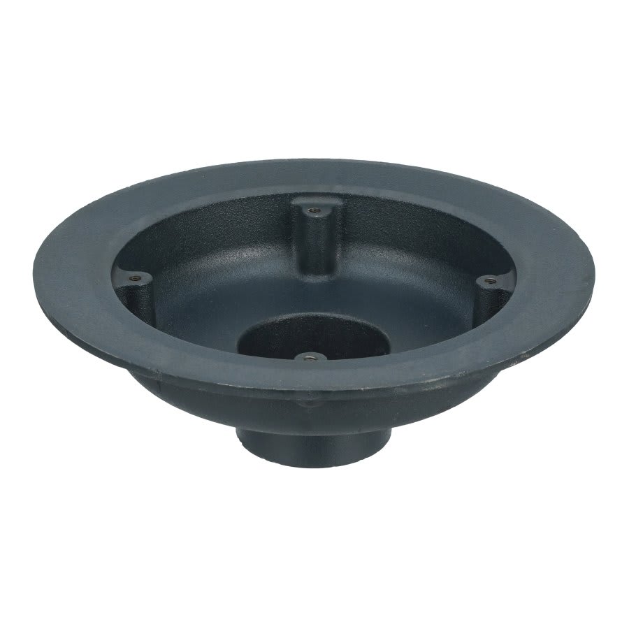 P100 Roof Drain Body, 15 in Dia, 4 in Outlet, No Hub