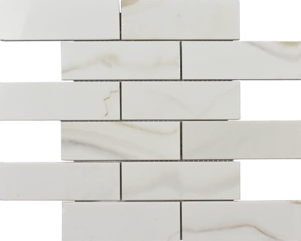Calacata Gold Brick Mosaic 12x12