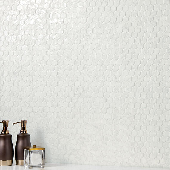 Natural Hues Carrara Hexagon 8X9 Matte