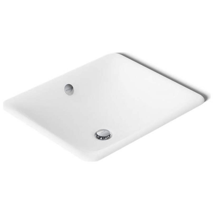 Iron Plains 18-9/16" Drop In Enameled Cast Iron Bathroom Sink with Overflow