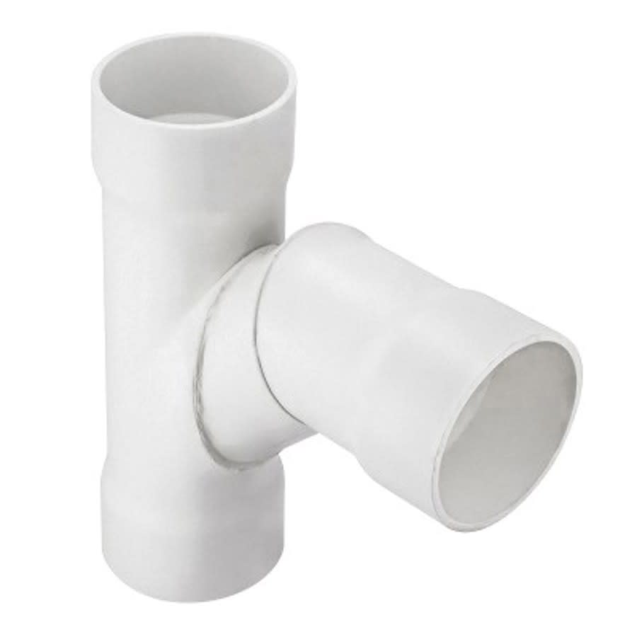 Sanitary Tee, 10 x 6 in, Hub, DWV, PVC