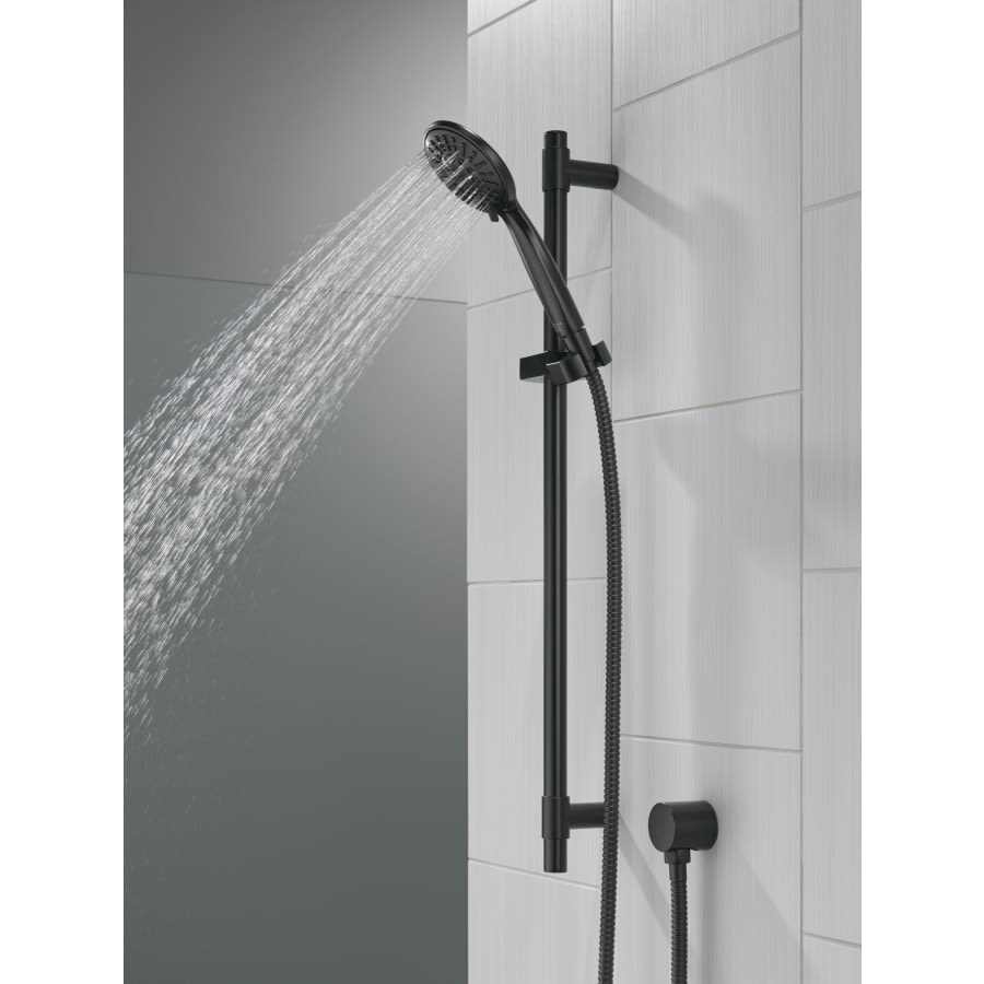Universal Showering Components 1.75 GPM Multi Function Hand Shower Package - Includes Slide Bar, Hose, and Wall Supply