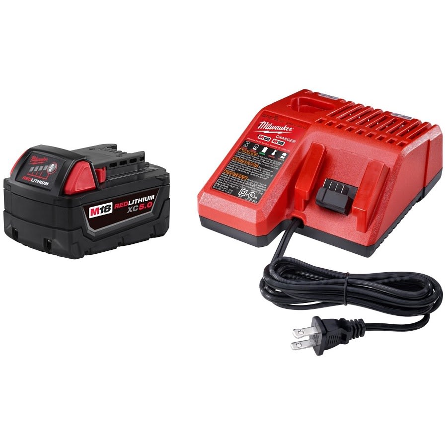 M18™ Battery Starter Kit, 5 Ah, 18 VDC Charge