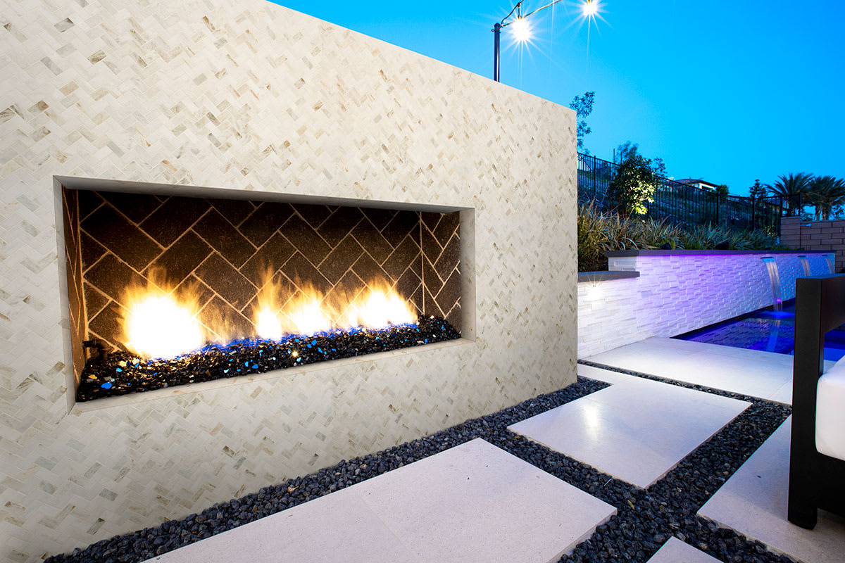 Arabescato Venato Herringbone Honed