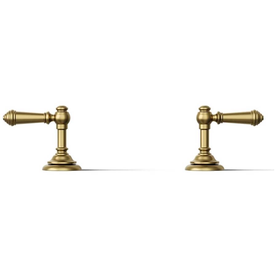 Artifacts Deck-Mount Bath Faucet Handle Trim with Lever Design