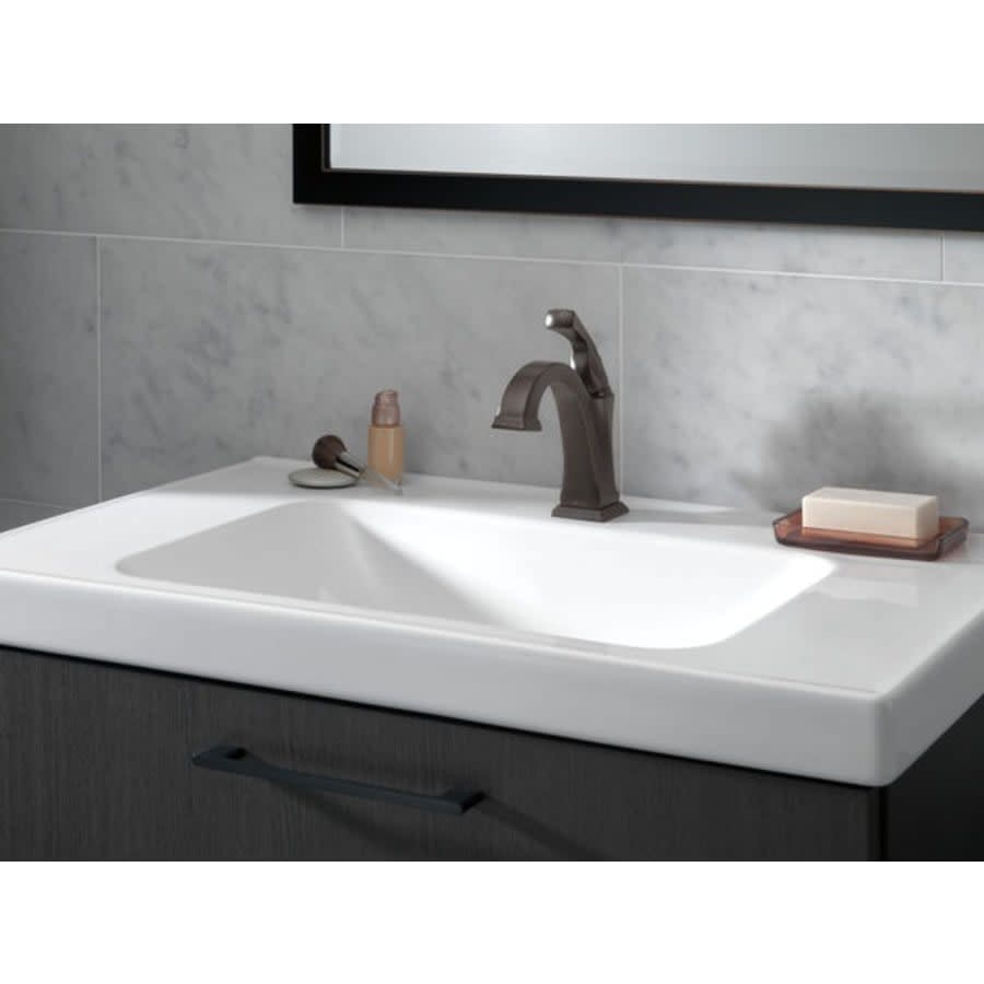 Dryden Single Hole Bathroom Faucet with Diamond Seal Technology - Includes Pop-Up Drain Assembly