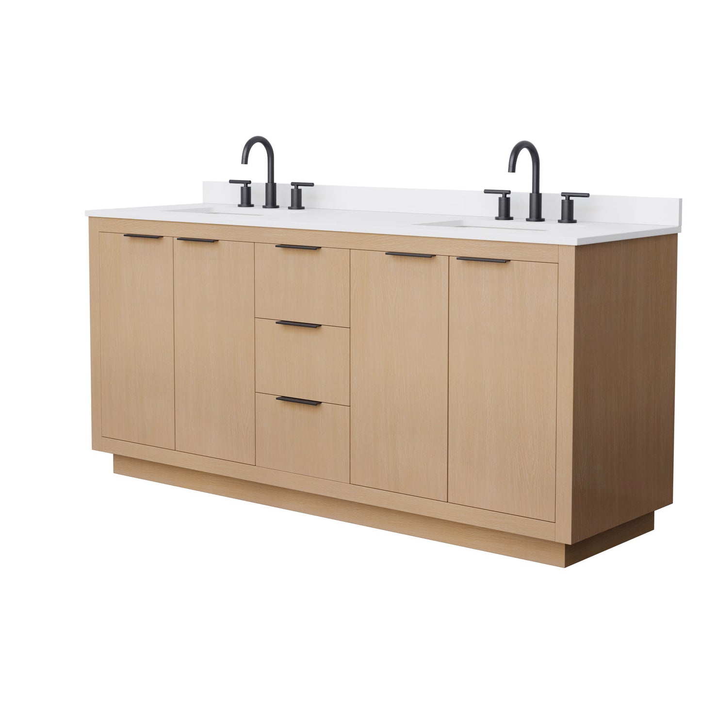 Maroni Double Bathroom Vanity - 72W x 33.75H x 22D