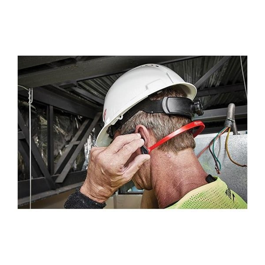 Banded Ear Plug, 25 dB Noise Reduction, ANSI Specified/OSHA Standard, Reusable