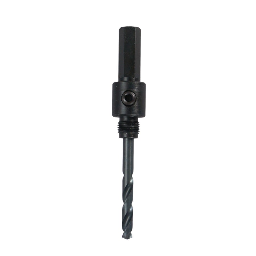 Standard Hole Saw Arbor, 1/2 in, 1/4 in, Pilot Drill, Steel