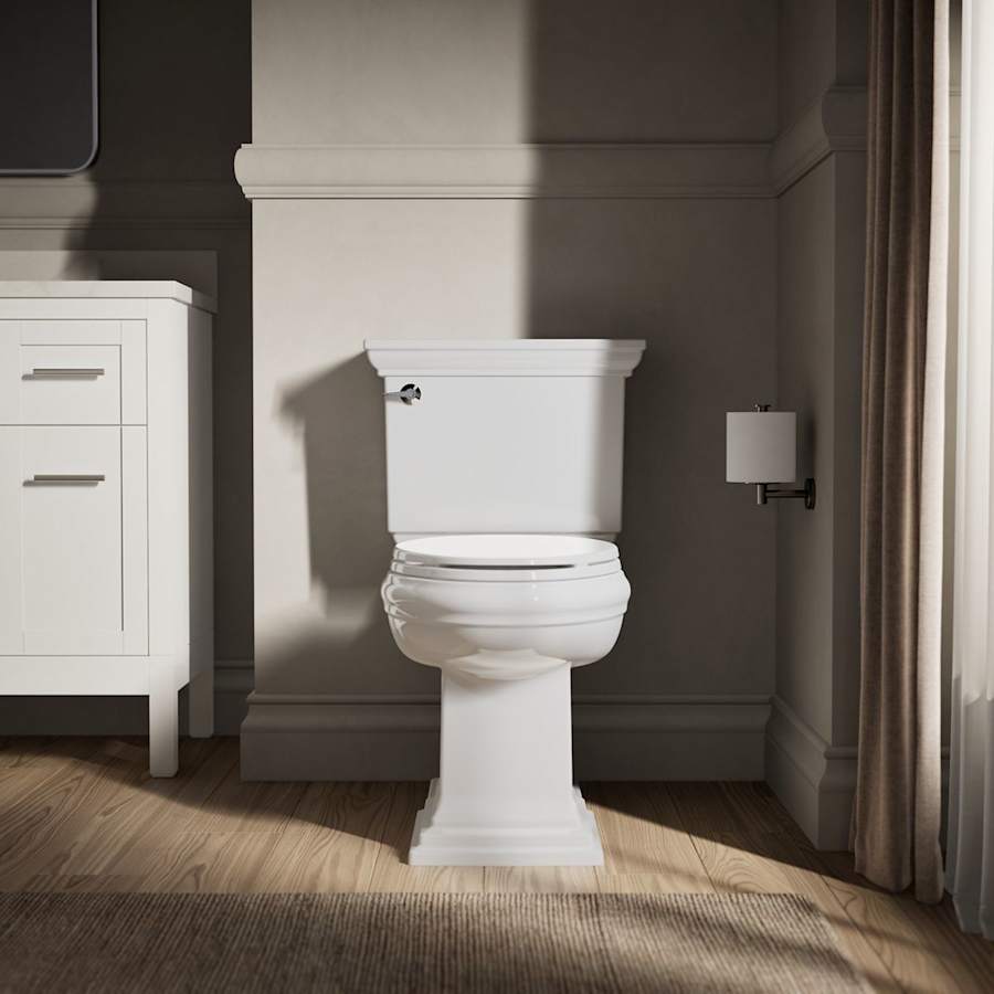 Brevia Q2 Elongated Closed-Front Toilet Seat with Quick-Release and Quick-Attach Hinges