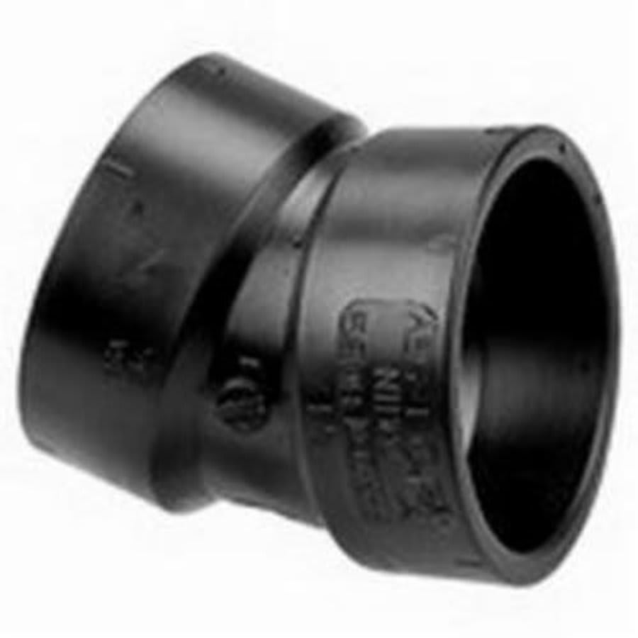 DWV 22.5 deg Elbow, 6 in, Hub, ABS