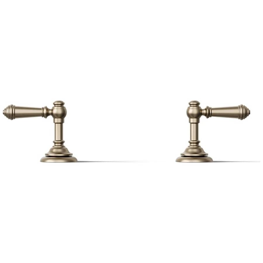 Artifacts Deck-Mount Bath Faucet Handle Trim with Lever Design
