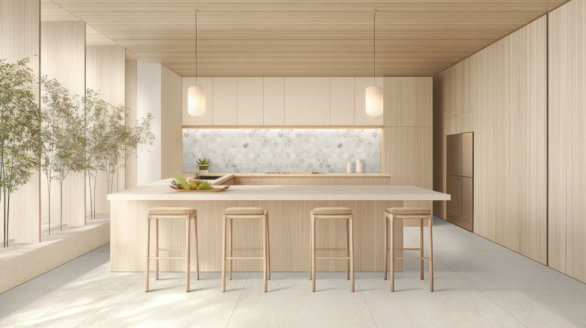 Arabescato Venato 2" Hexagon Honed