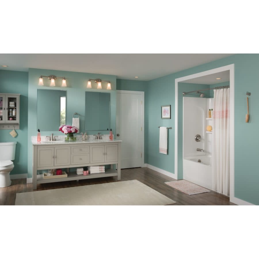 Eva 23" Wide 3 Light Bathroom Vanity Light with Frosted Shades