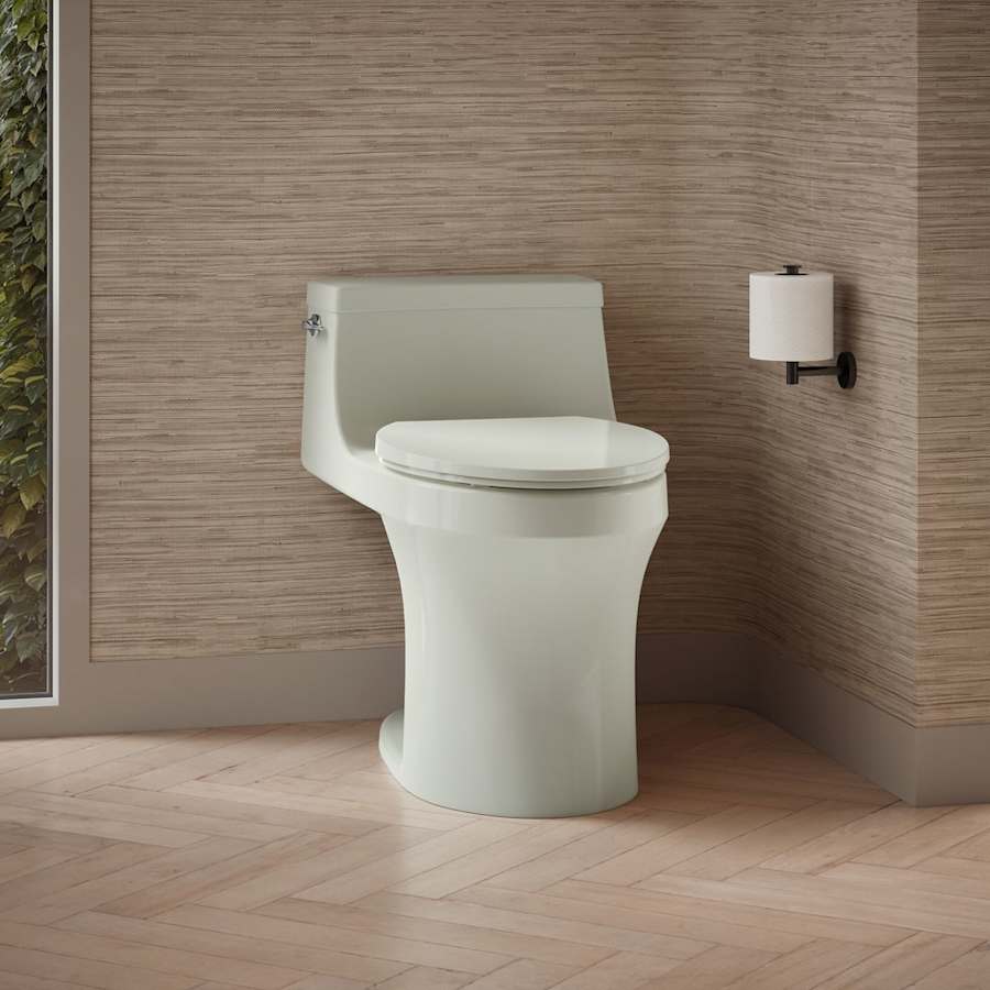 San Souci 1.28 GPF Elongated One-Piece Comfort Height Toilet with AquaPiston Technology - Seat Included
