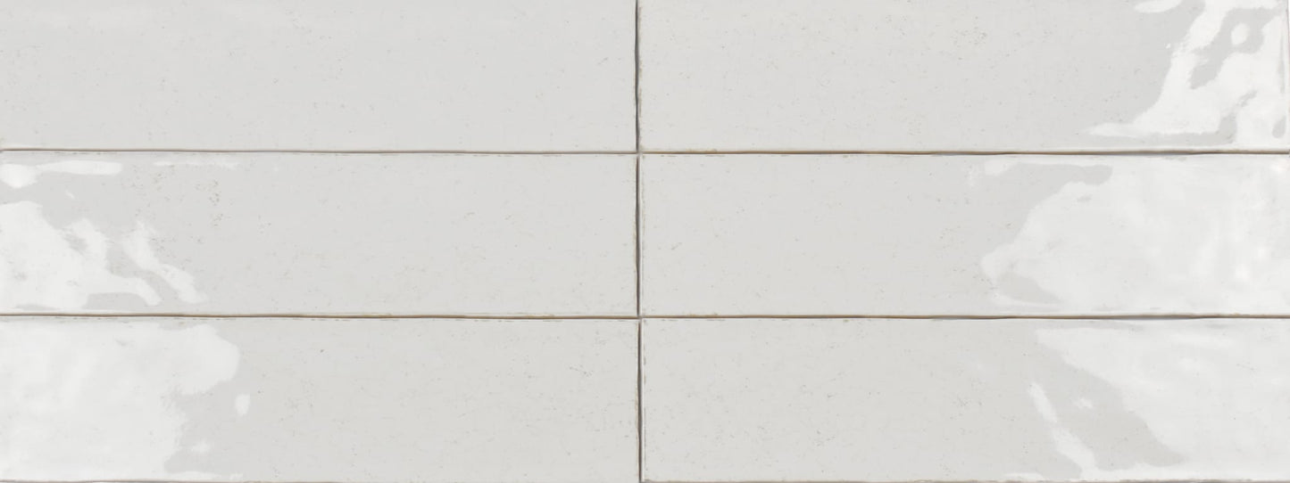 MAIOLICA CRACKLED 3”X12” White