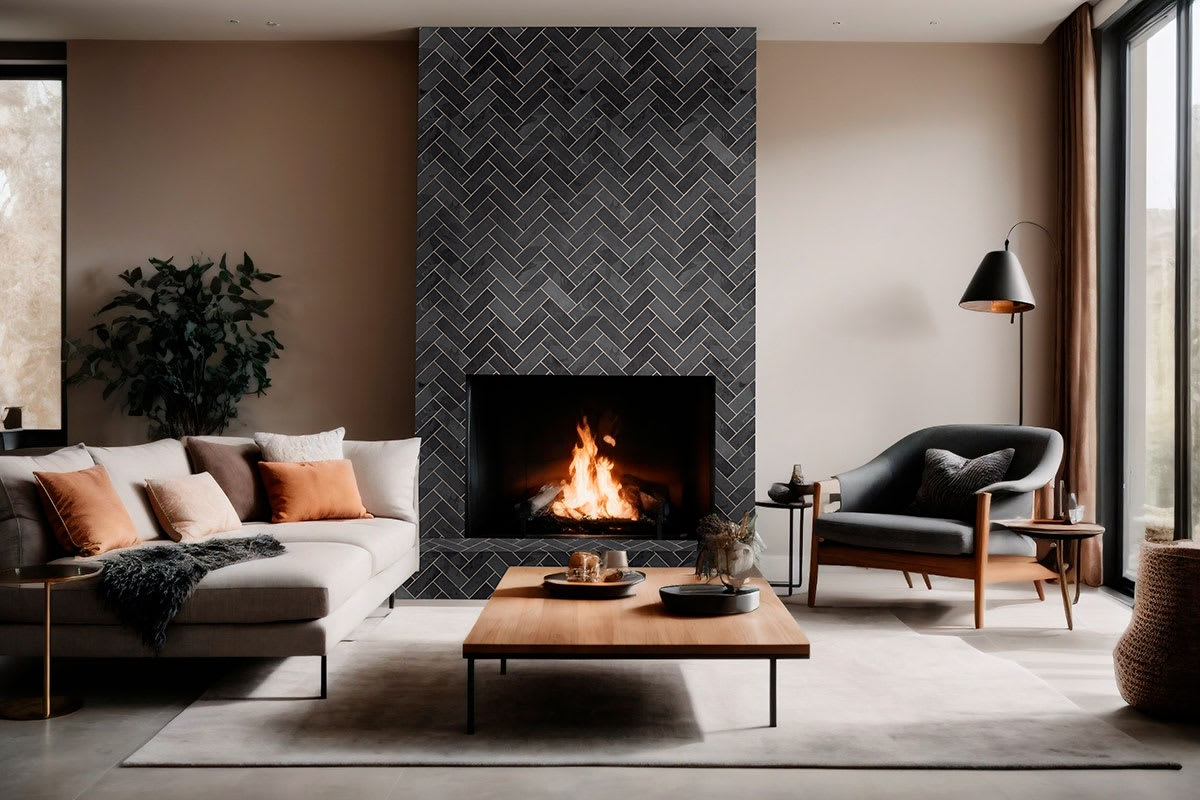 Montauk Black Subway Tile