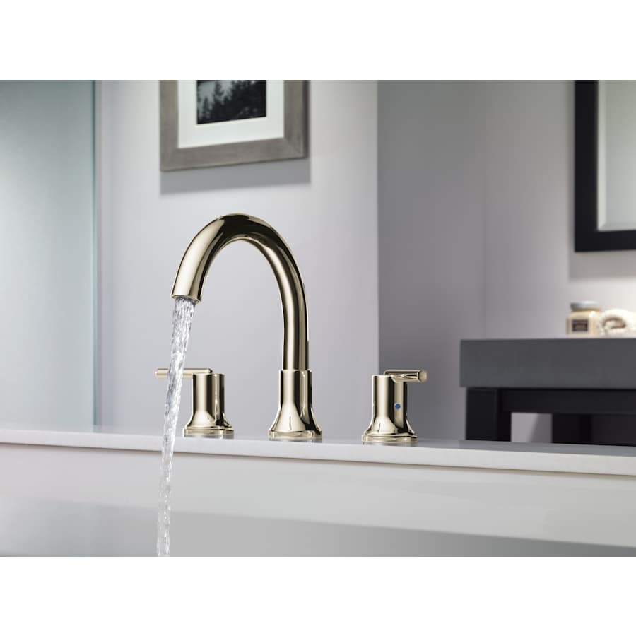 Trinsic Deck Mounted Roman Tub Filler Trim with Metal Lever Handles