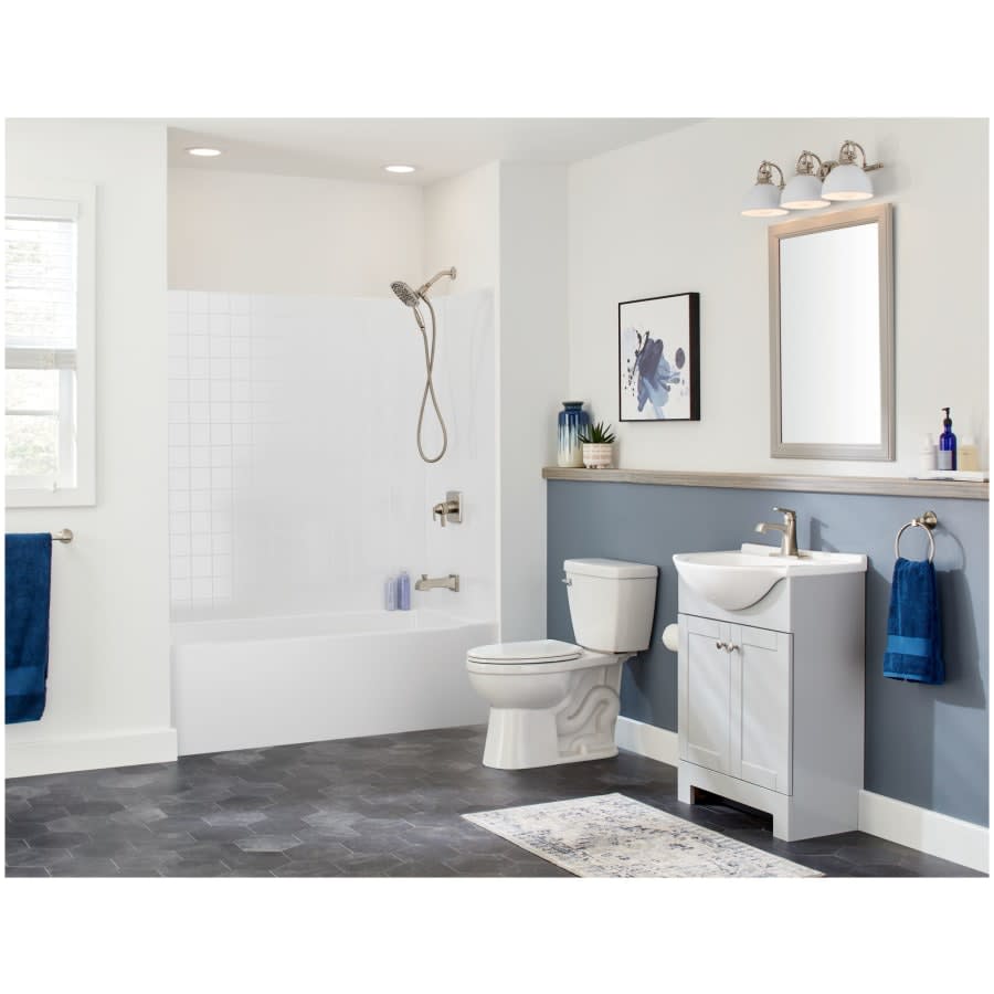 Ashlyn 1.2 GPM Single Hole Bathroom Faucet with Push Pop-Up Drain Assembly