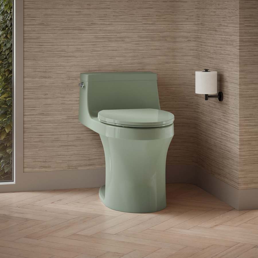 San Souci 1.28 GPF Elongated One-Piece Comfort Height Toilet with AquaPiston Technology - Seat Included