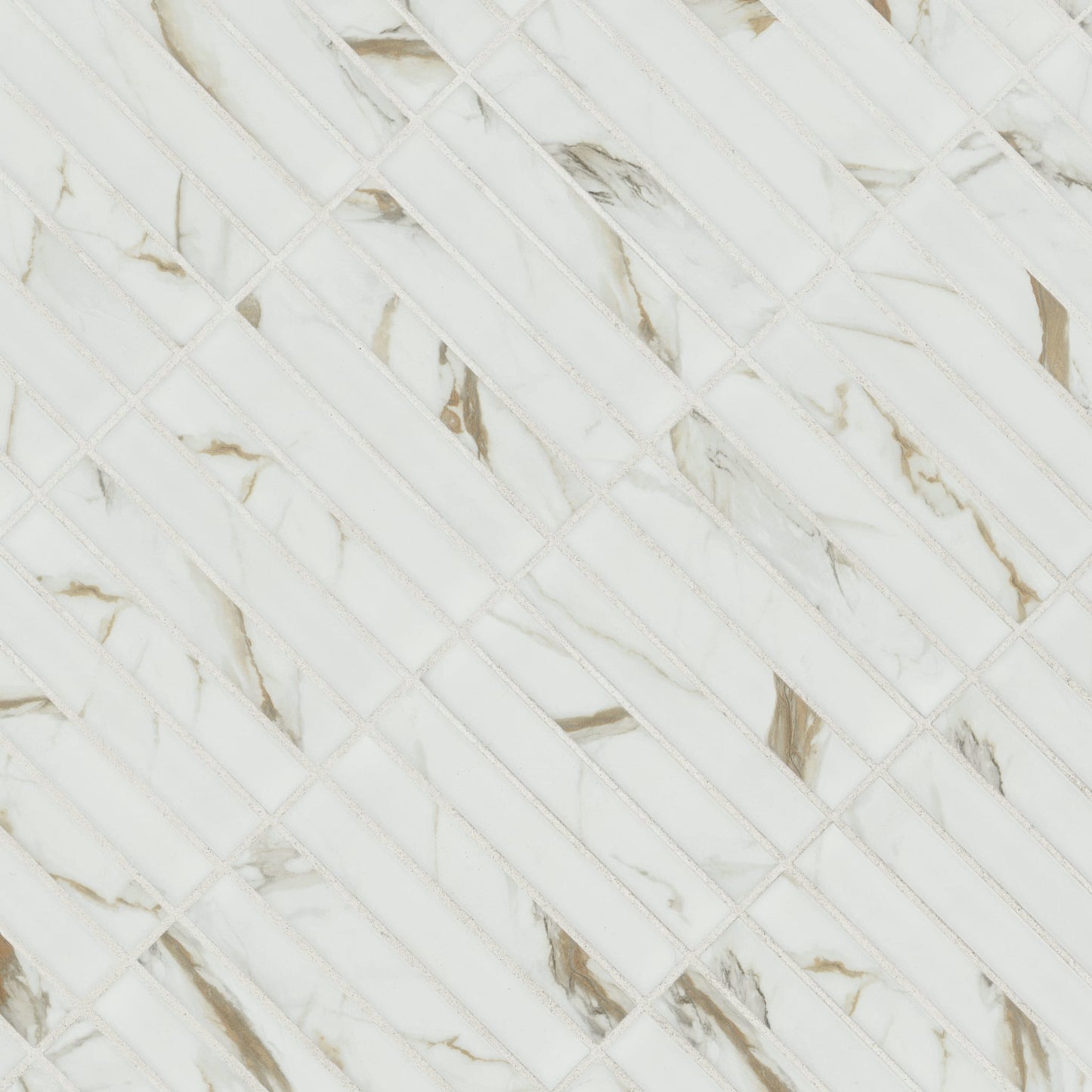 Calacatta Gold Matte Stack Pattern