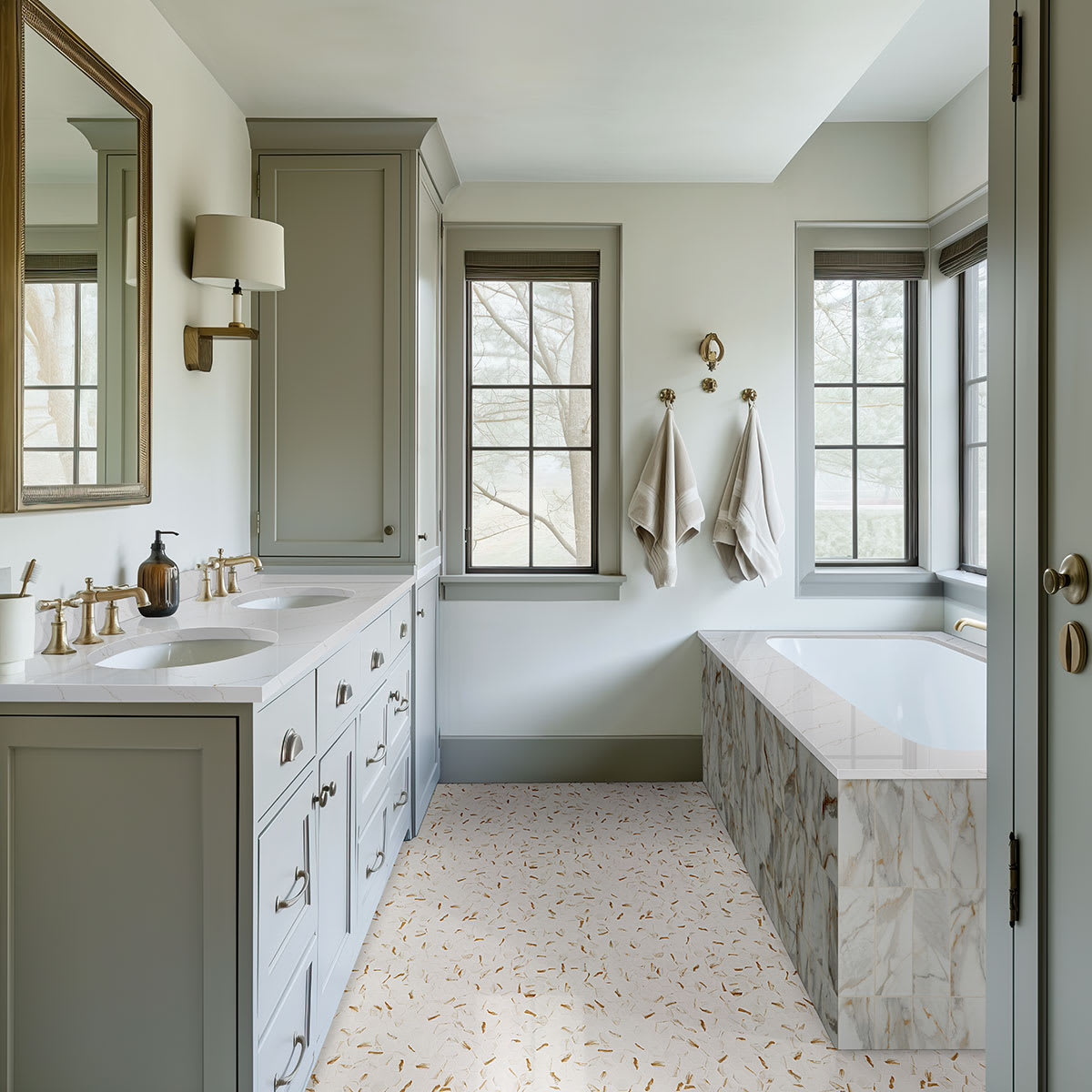 Calacatta Gold Matte 2" Hexagon