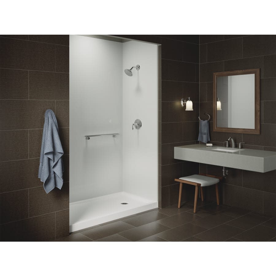Rely 60" x 32" Shower Base with Single Threshold and Right Drain