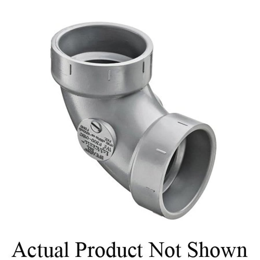 LabWaste® Acid Waste 90 deg Elbow, 4 in, CPVC