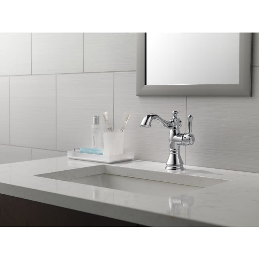 Cassidy Single Hole Bathroom Faucet with Pop-Up Drain Assembly - Includes Lifetime Warranty