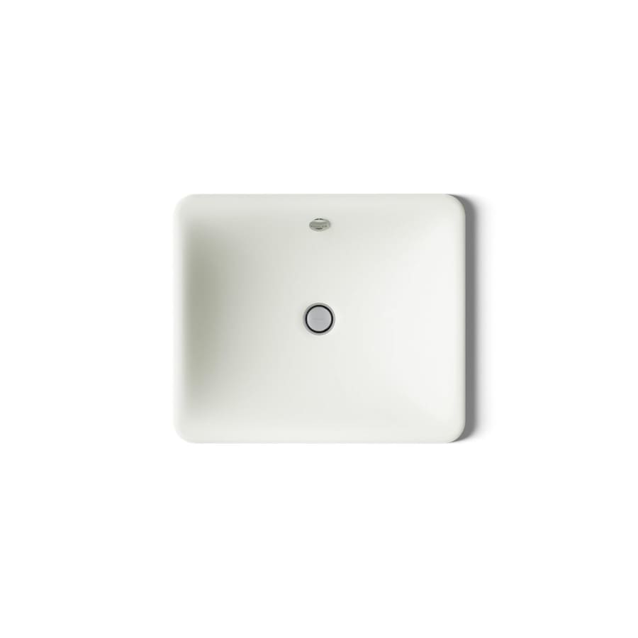 Iron Plains 18-9/16" Drop In Enameled Cast Iron Bathroom Sink with Overflow
