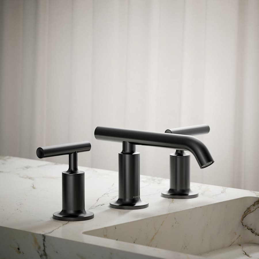 Purist 1.2 GPM Widespread Bathroom Faucet with Pop-Up Drain Assembly