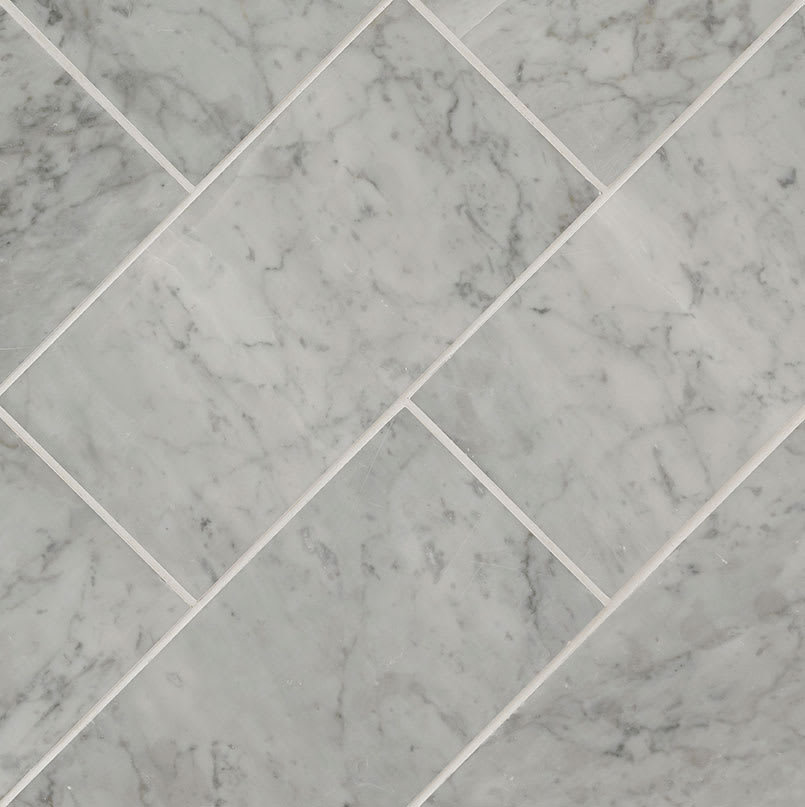 Carrara White Subway Tile