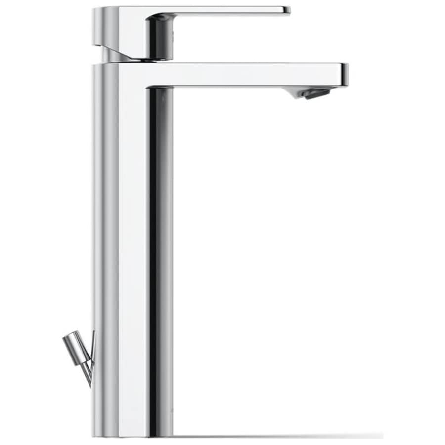Parallel 0.5 GPM Single Hole Bathroom Faucet with Pop-Up Drain Assembly