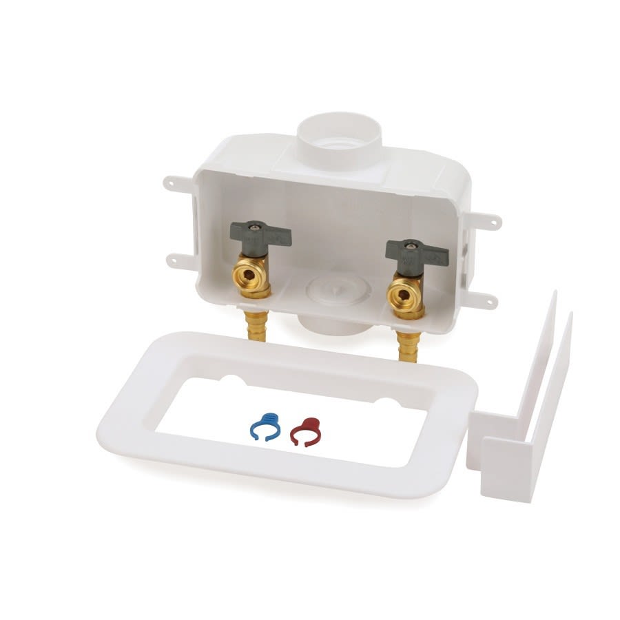 Centro II, 1/4 Turn, F1960, Assembled, Washing Machine Outlet Box, Standard Pack