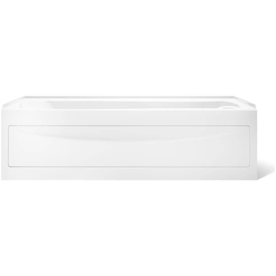 Mariposa 6 Foot Three Wall Alcove Soaking Tub with Right Hand Drain