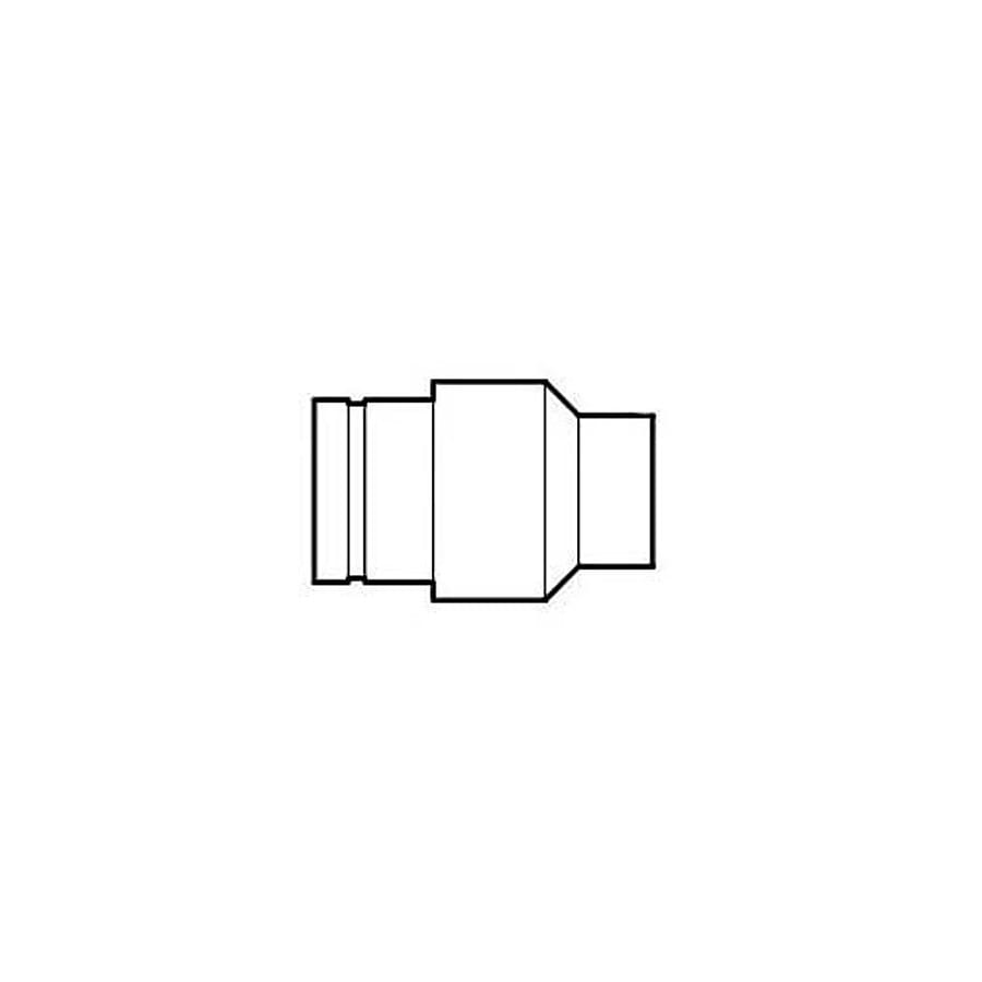 Adapter, 2-1/2 x 2 in, Groove x Socket, CPVC, SCH 80/XH