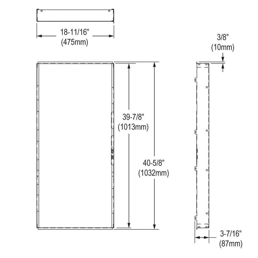 Mounting Frame for Single-Station In-Wall Refrigerated Bottle Filling Stations